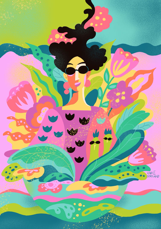 Lady with Sunglasses 2